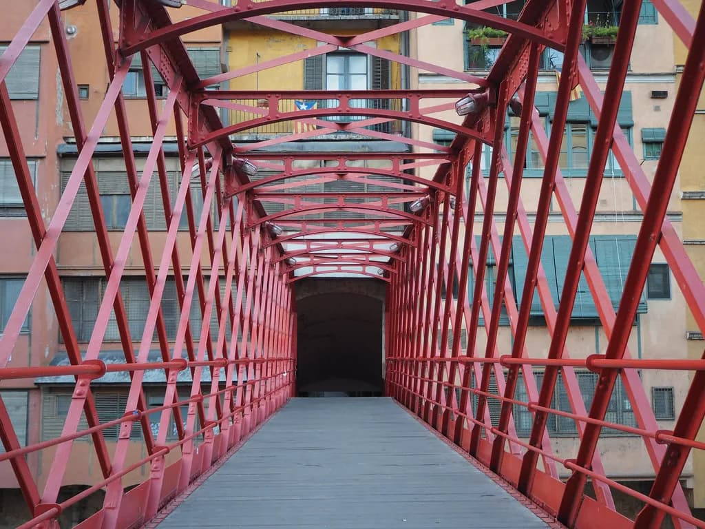 Eiffel Bridge Girona: Visiting the Pont de les Peixateries Velles