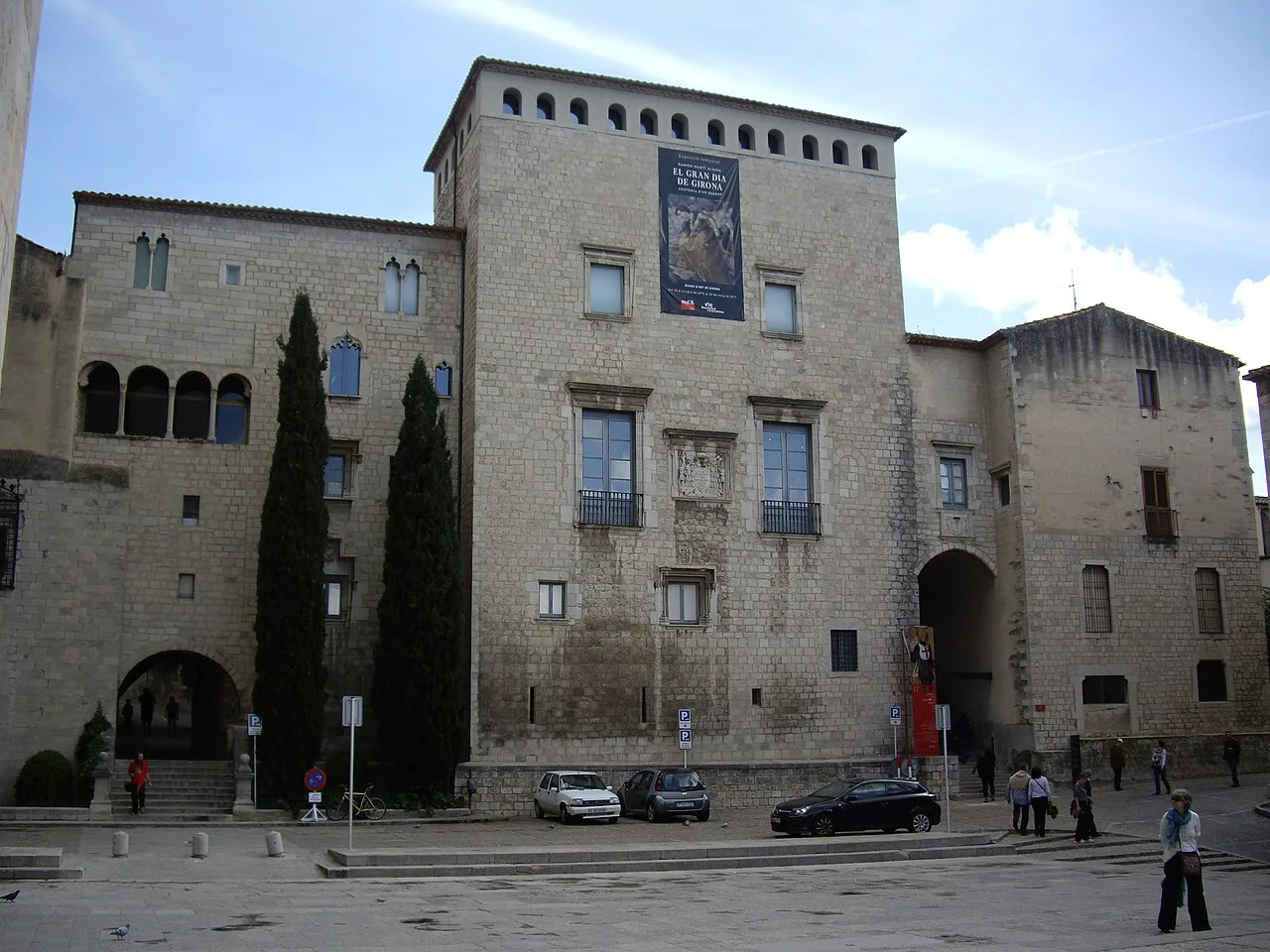 Façana Palau Episcopal. Museu d'Art, Girona