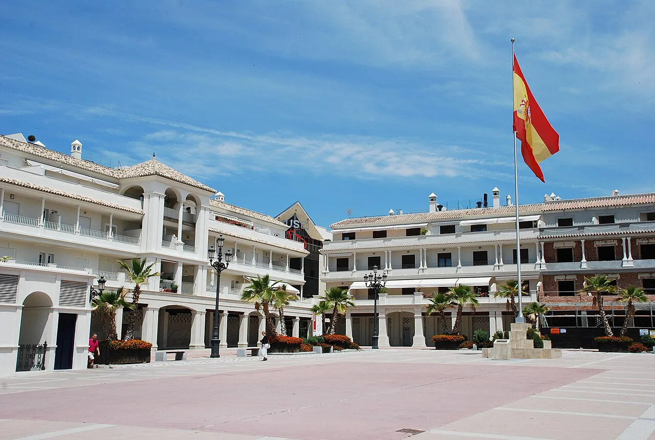 Plaza de España en Nerja
