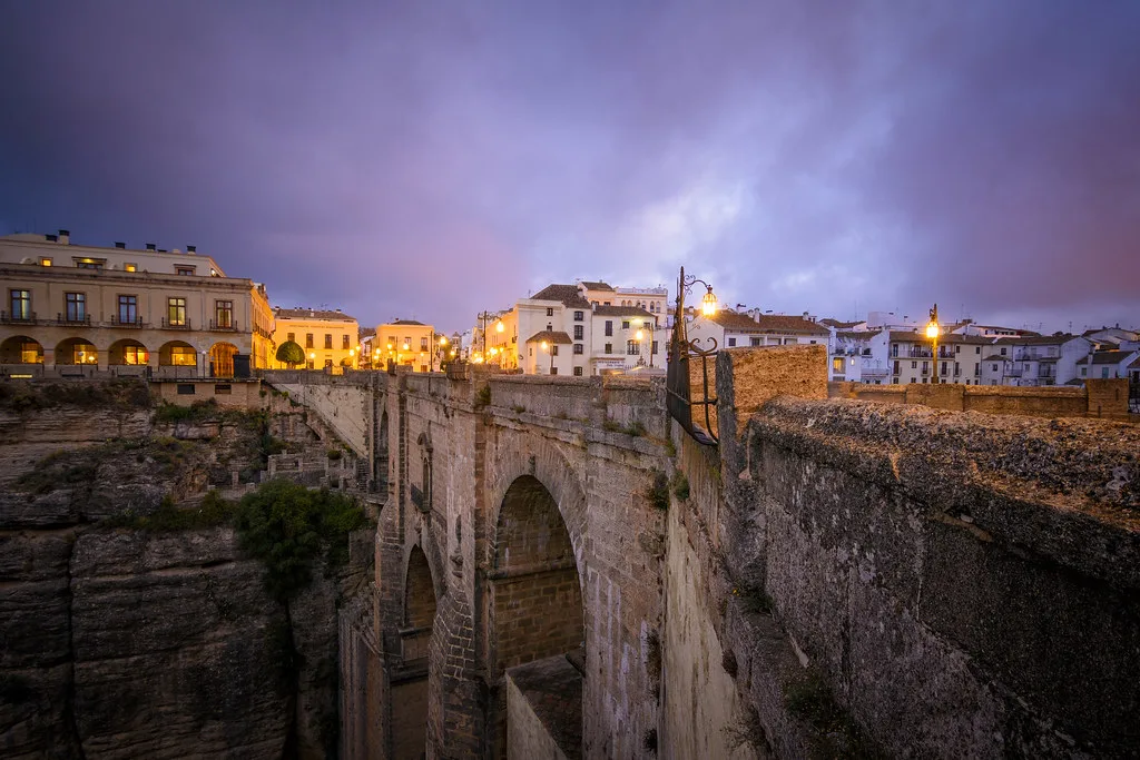 Puente Nuevo de Ronda al Amanecer