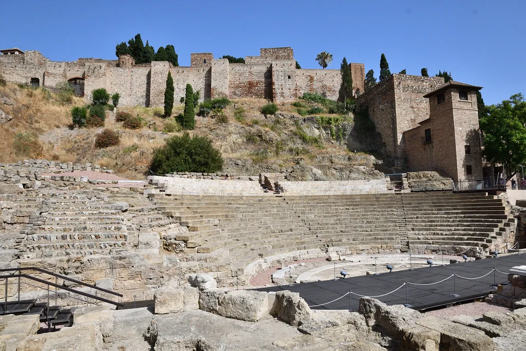Roman theatre, Malaga, Spain