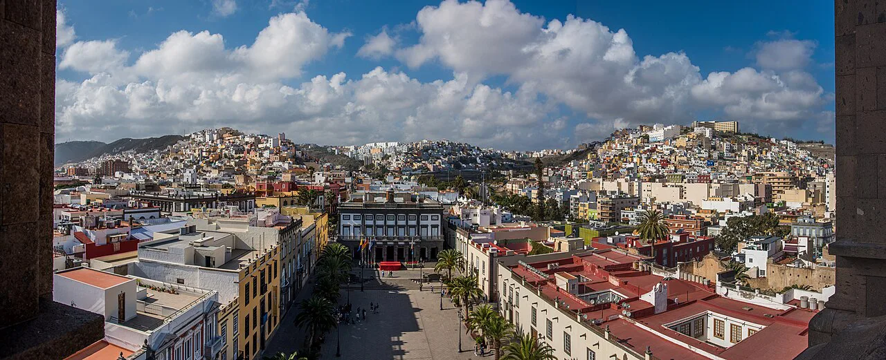 Vegueta D81 View from Santa Ana church bell tower, Gran Canaria
