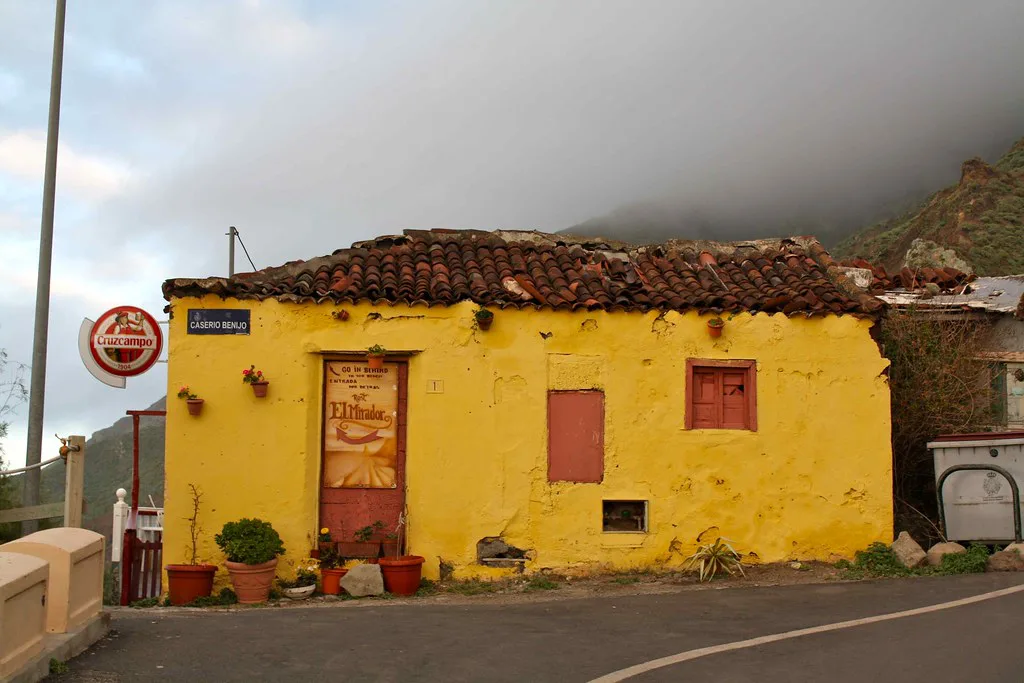 Weatherworn cafe, Tenerife