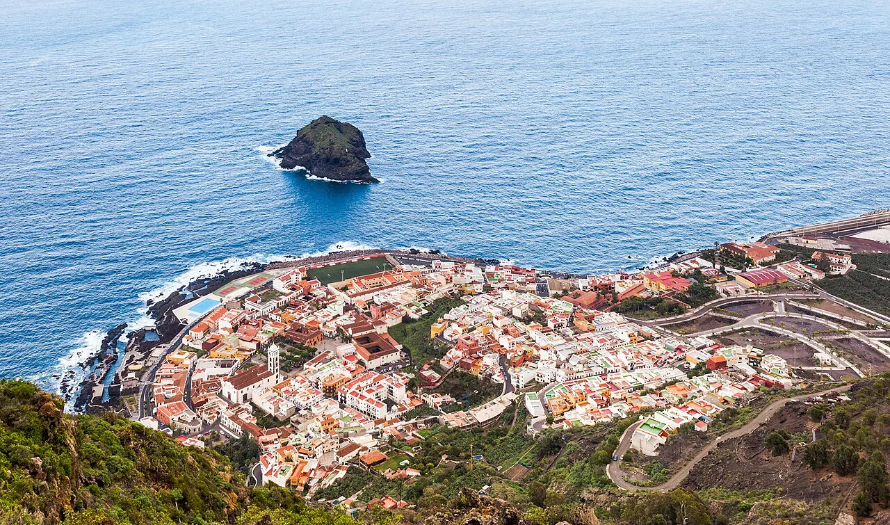 Vista de Garachico, Tenerife, España, , DD