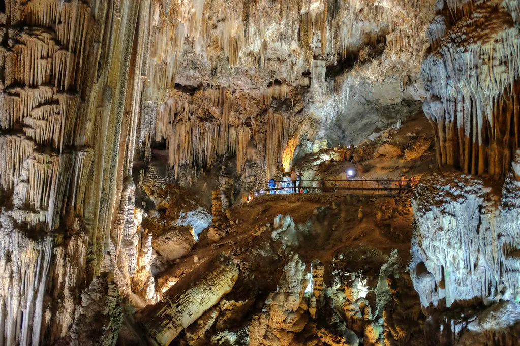 Venue view: interior of the Cueva de Nerja in Nerja, Málaga.