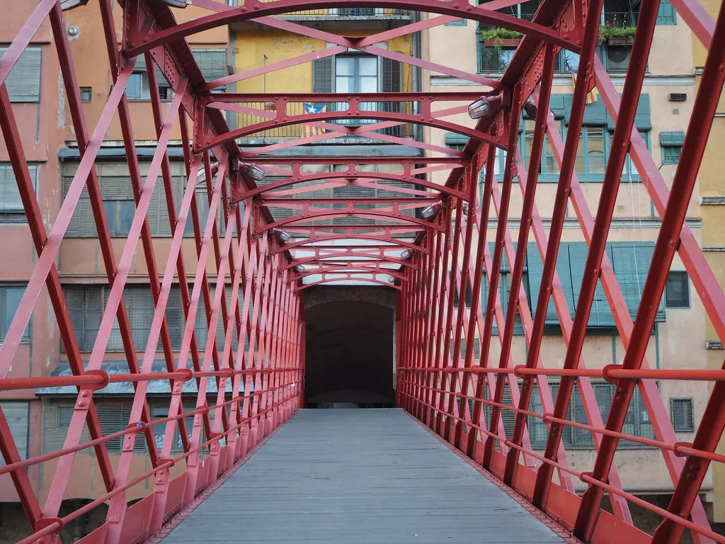 Pont de les Peixateries Velles (Eiffel Bridge), Girona