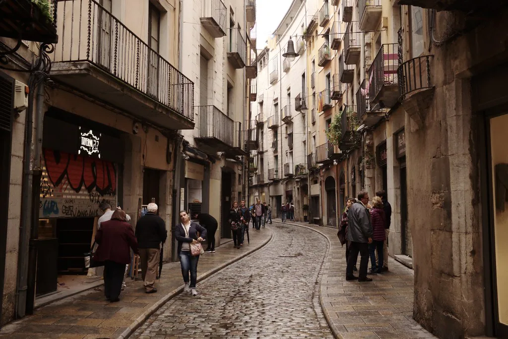 Street in Girona, Spain