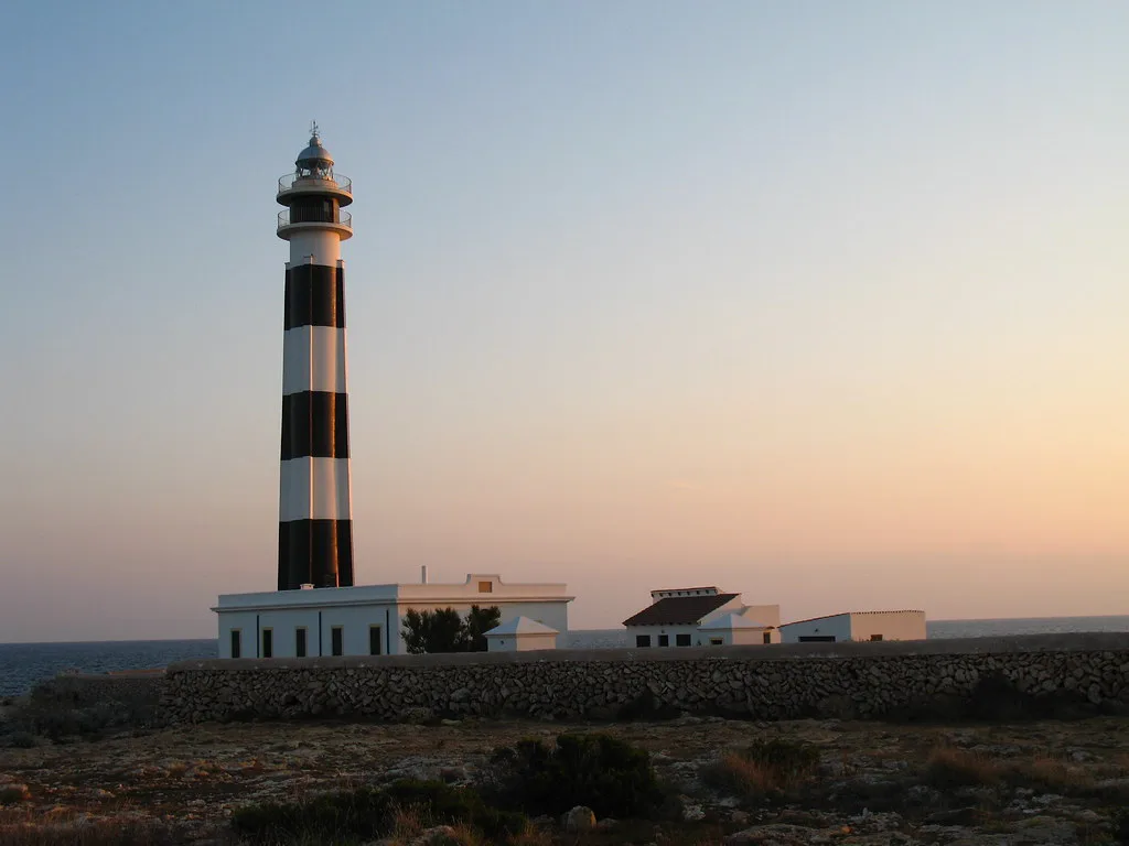 Lighthouse at sunset, Menorca