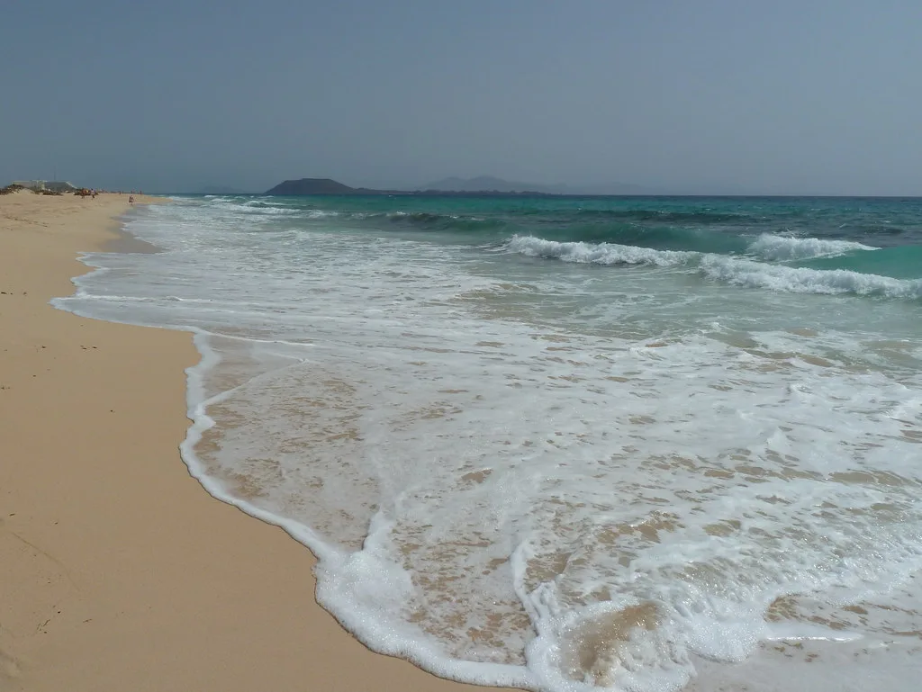 Beach and Dunes south of Corralejo, Fuerteventura