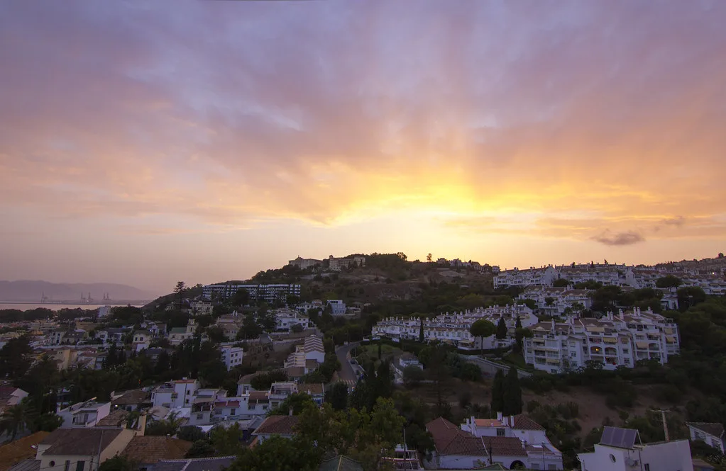 Sunset at Pedregalejo, Málaga