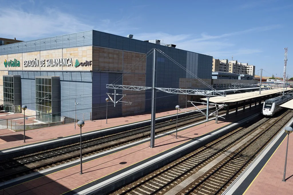 Train station in Salamanca, Spain