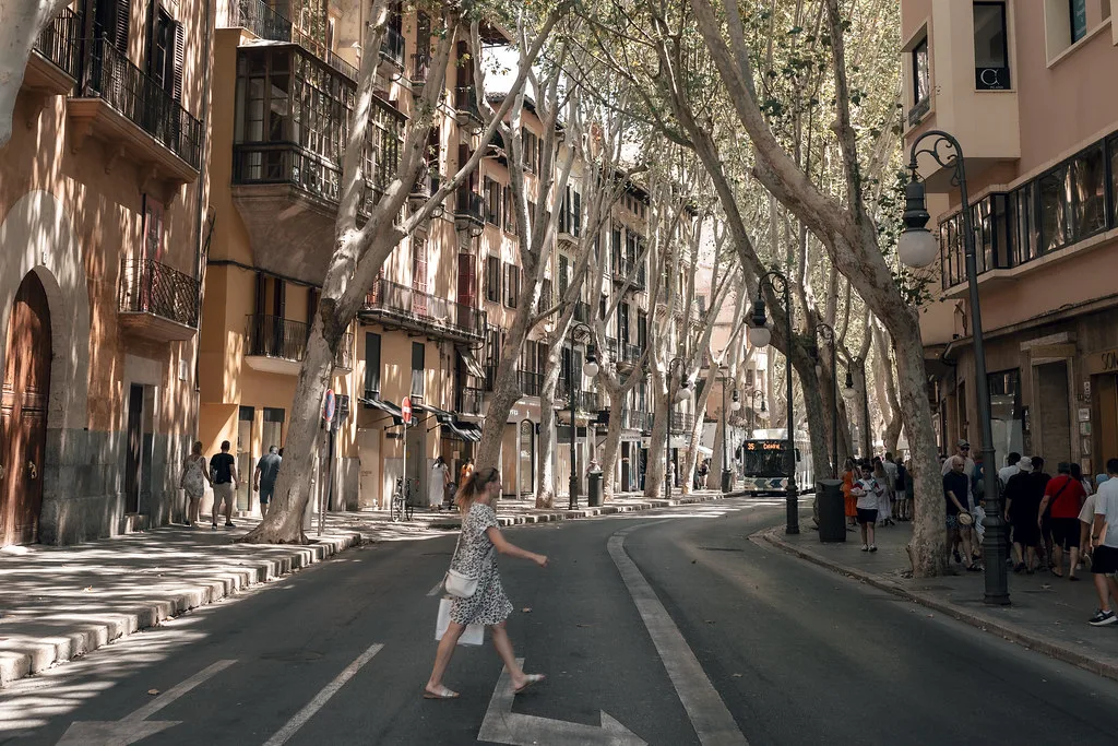 Street in Palma, Spain