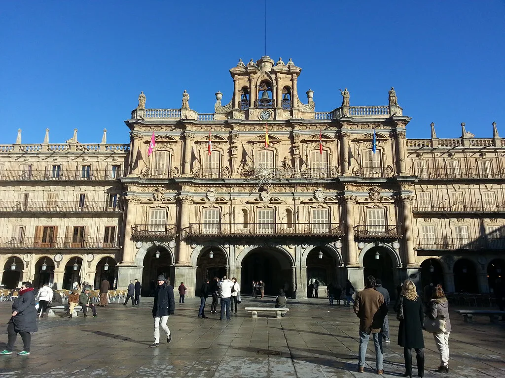 Venue view: Plaza Mayor, Salamanca.
