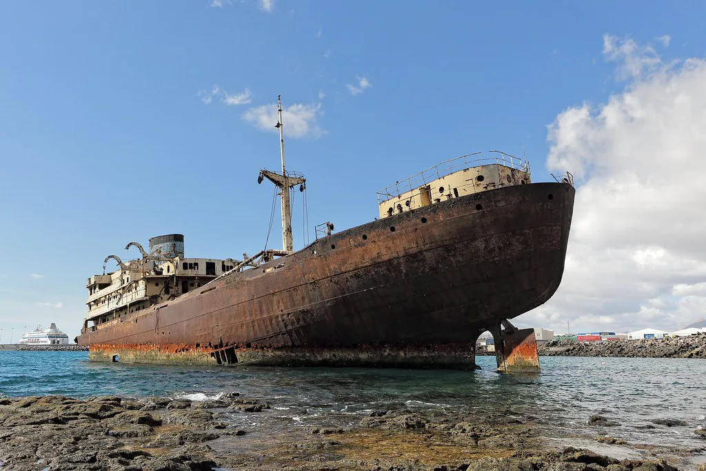 Shipwreck Lanzarote Spain