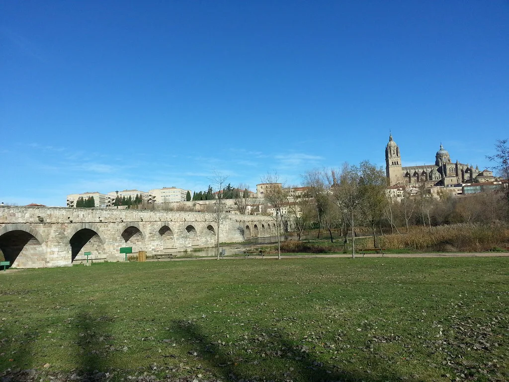 Puente Romano (Roman bridge) in Salamanca.
