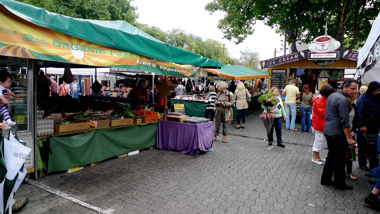 saturday market / hobart, Salamanca