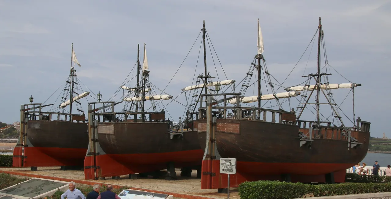 Vital Alsar's Brigs from his trans-Atlantic-Amazonia voyage, Santander, Calabria, Spain