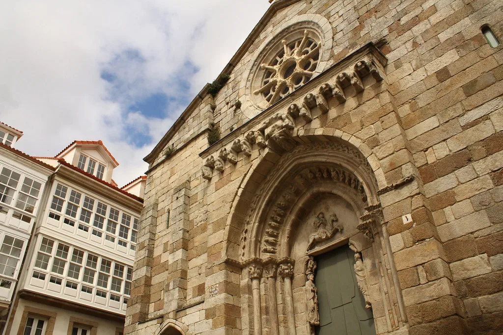 La Coruña. Iglesia de Santiago, Santiago de Compostela