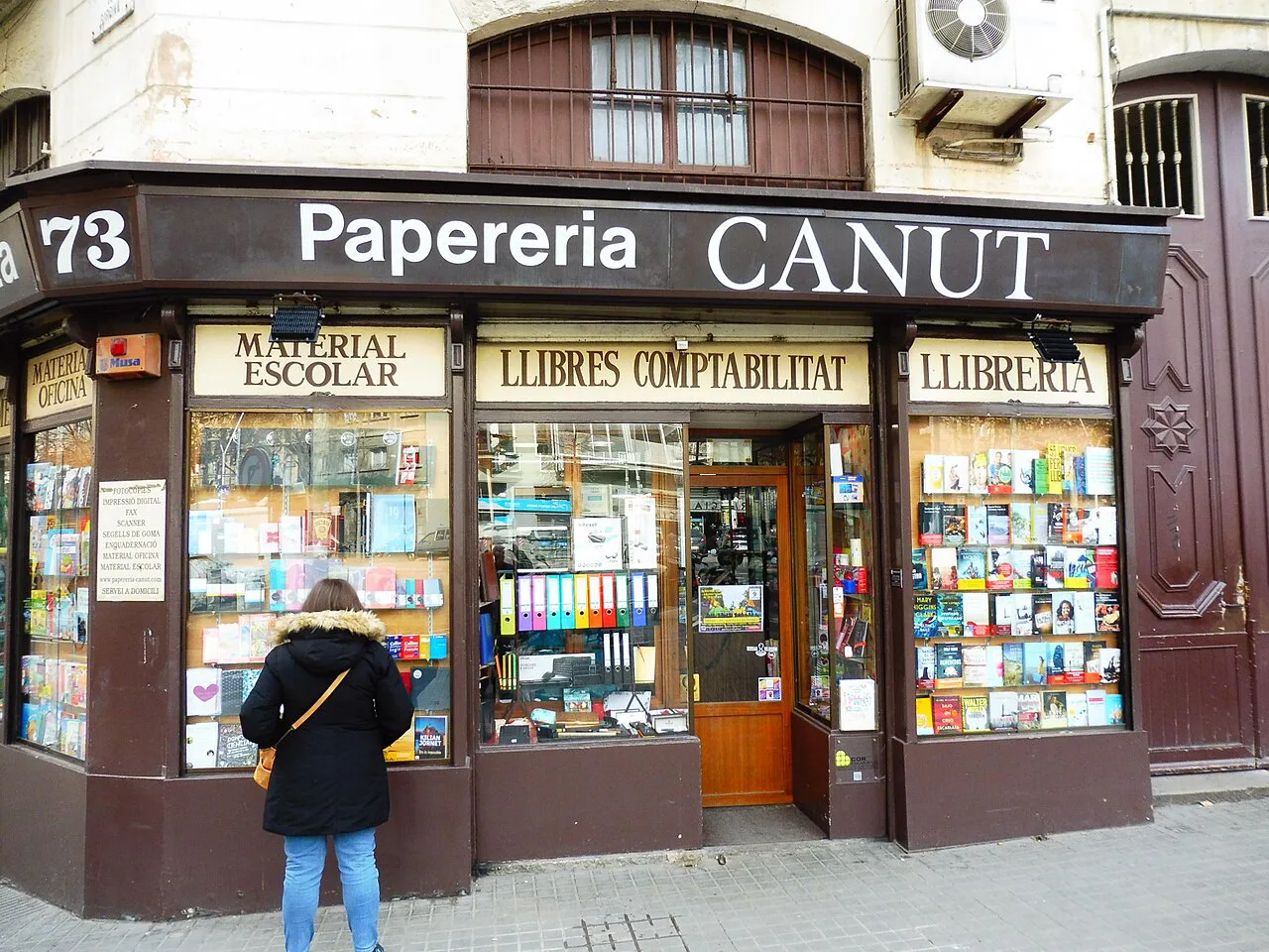 Girona 73, la papereria