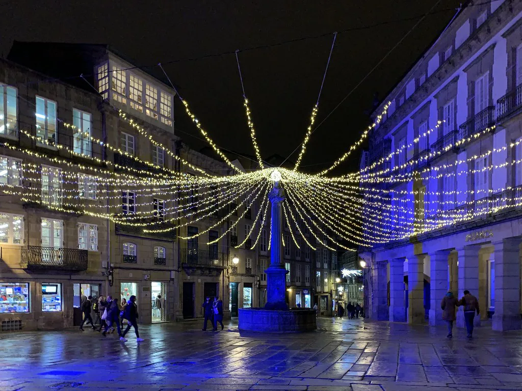 Santiago de Compostela, Galicia, Spain, December