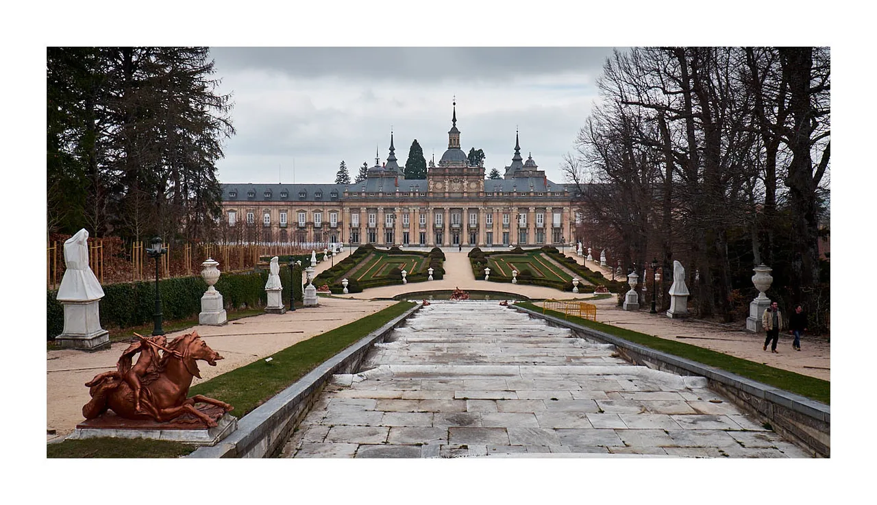 Palacio de la Granja en invierno, Segovia