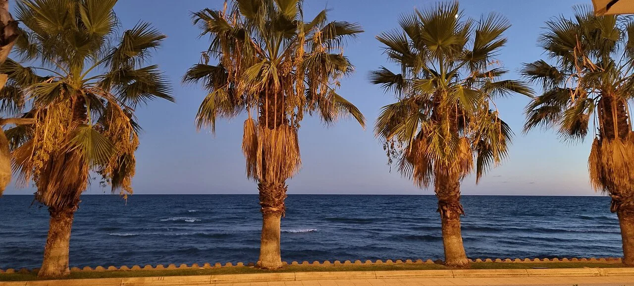 Dusk in Sitges, Spain