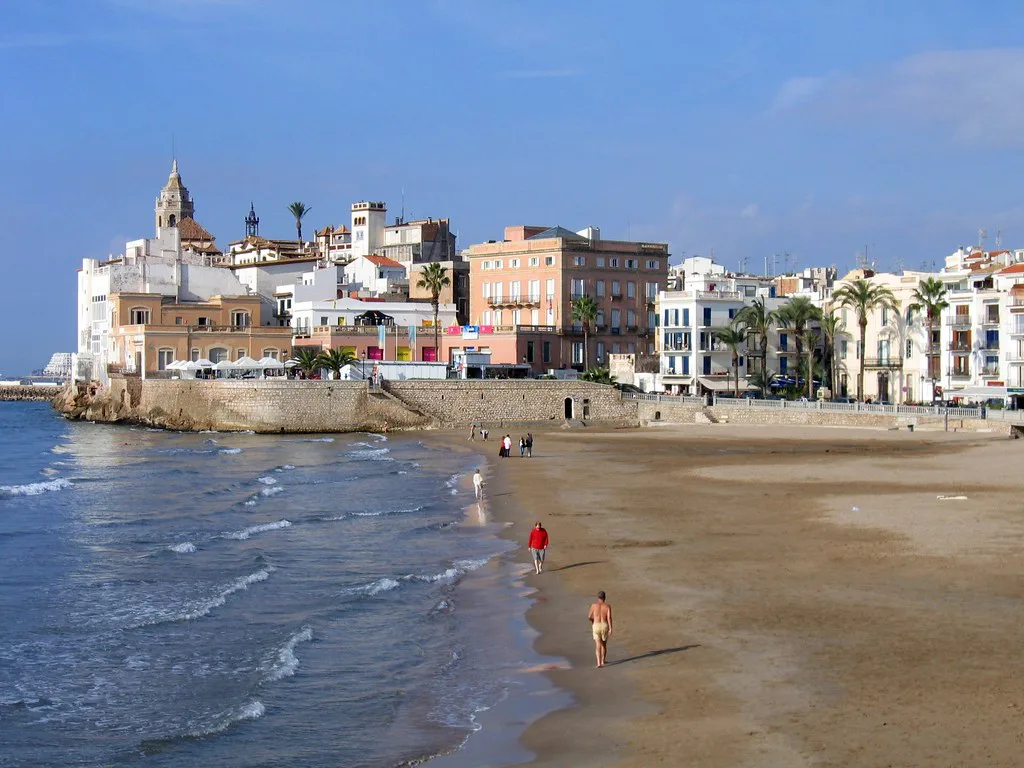 Street in Sitges, Spain