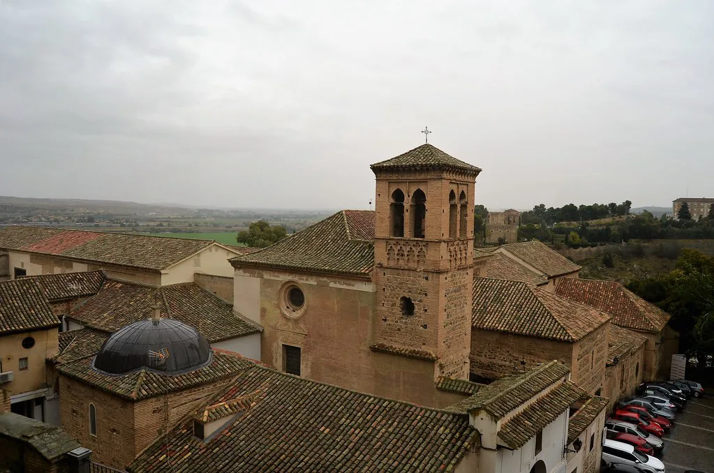 The rooftops of an old city, Toledo